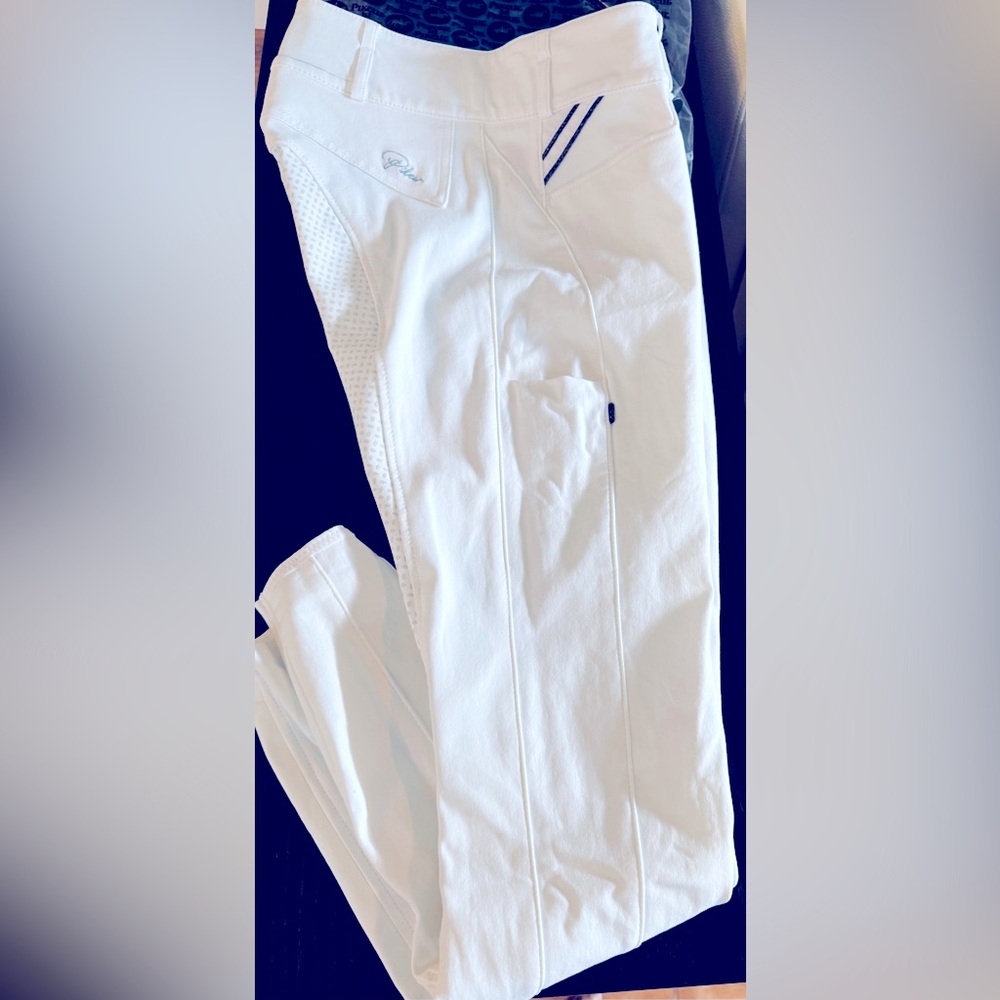 White Pikeur full grip breeches EU 88/US 32L.. Only worn 1x!
